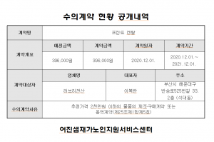 프린트 렌탈 계약(20.12.01.~21.12.01.)